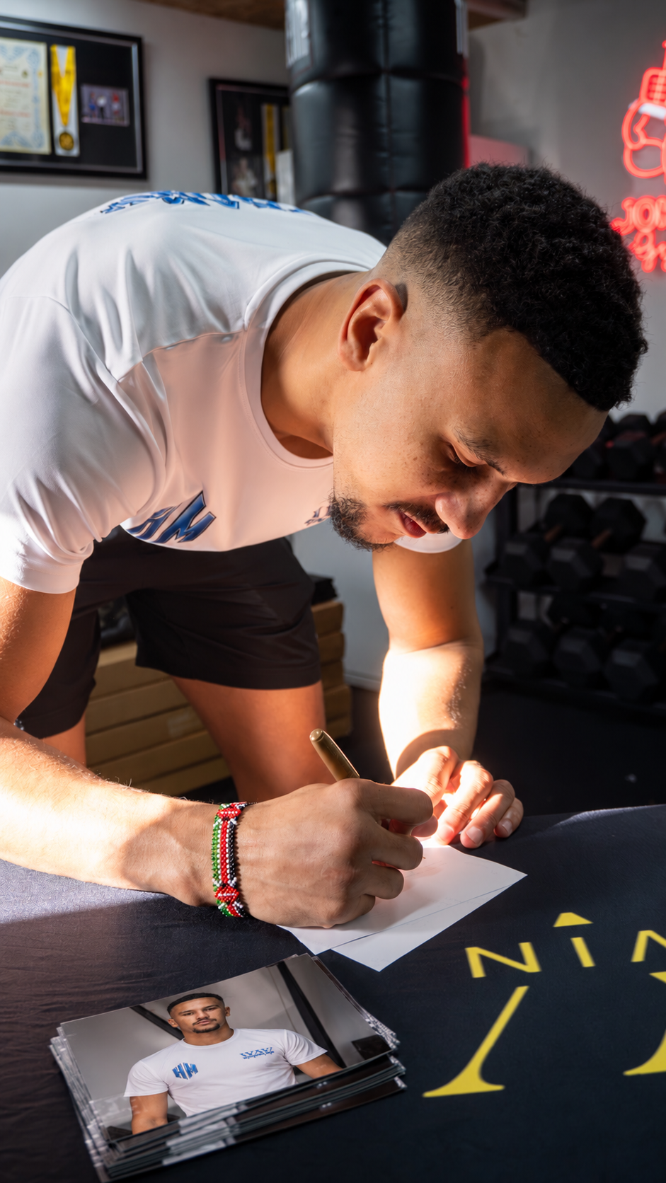 Winners Win x Hijjah McMahon White Performance T-Shirt