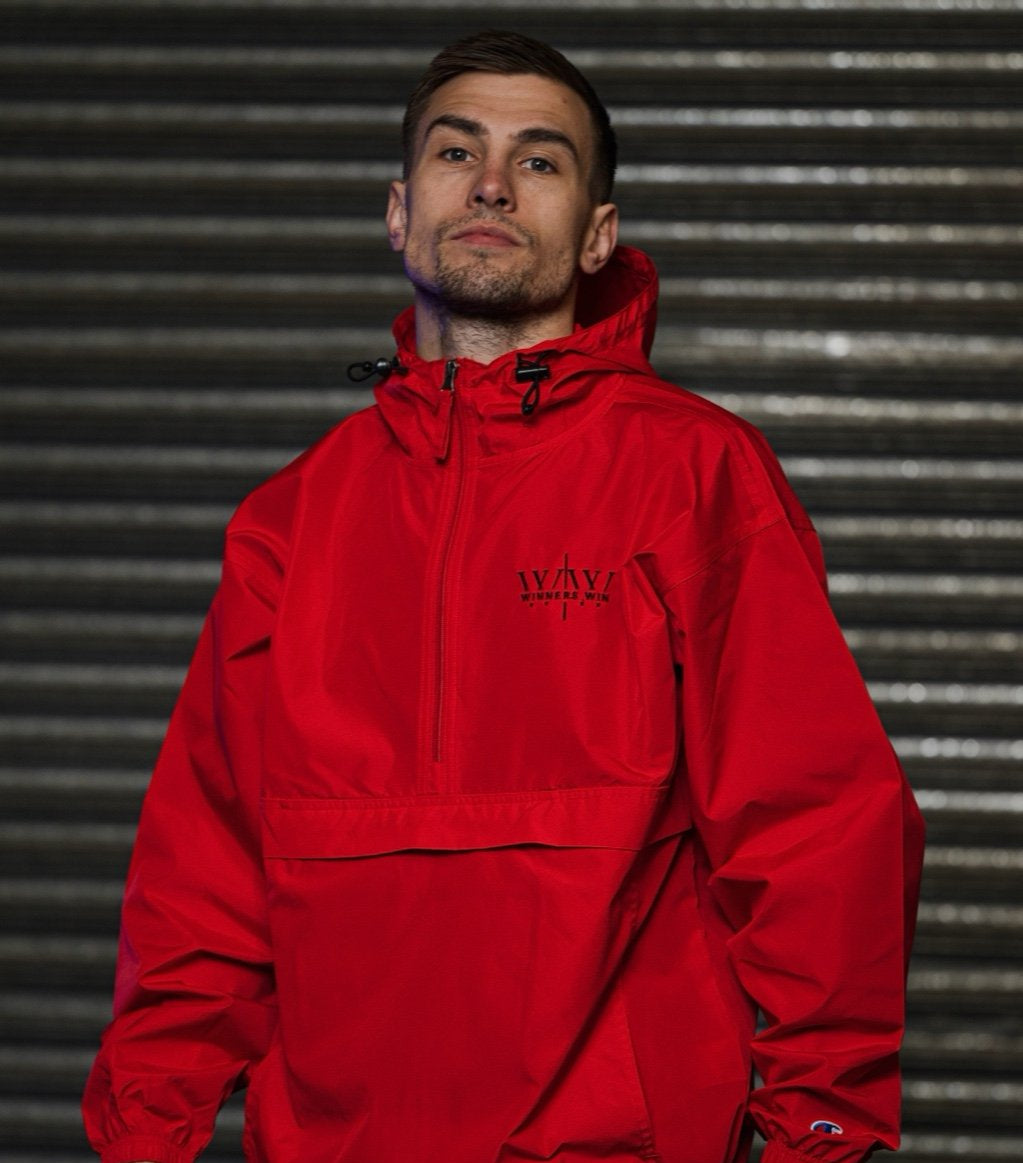 Winners Win Waterproof Running Jacket Red Edition