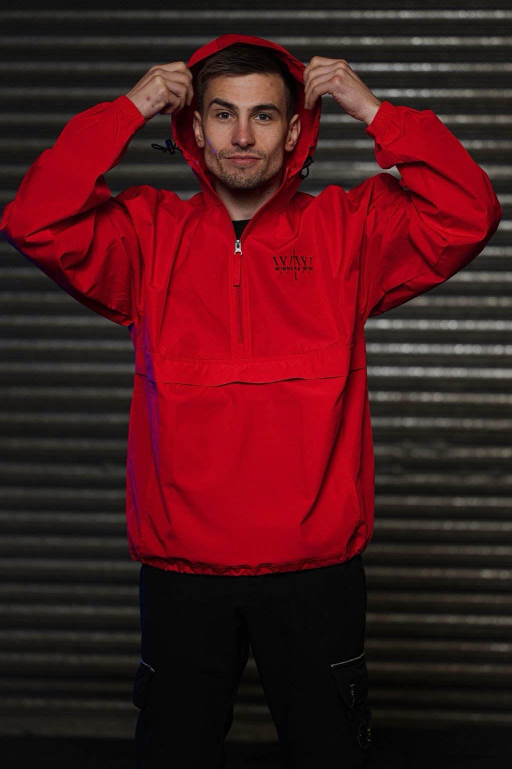 Winners Win Waterproof Running Jacket Red Edition