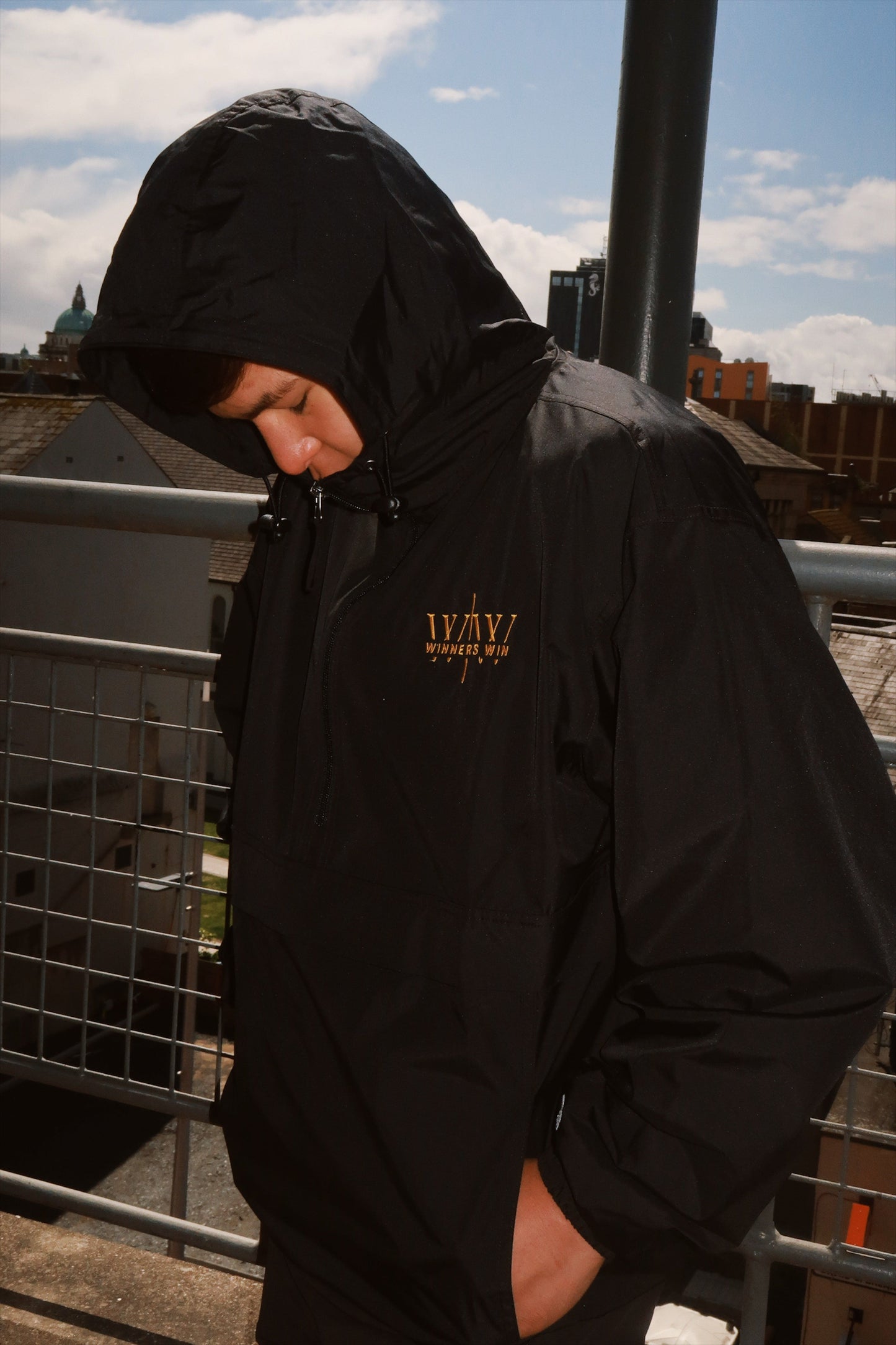 Black Winners Win Running Jacket