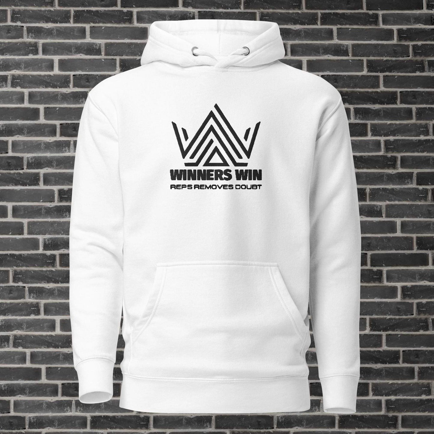 White reps removes doubt hoodie by Winners Win