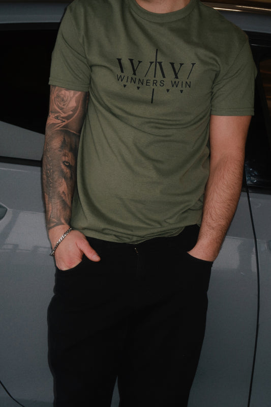 Winners Win Khaki Core T-Shirt
