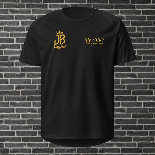 Winners Win x John Boyd Black Performance T-Shirt