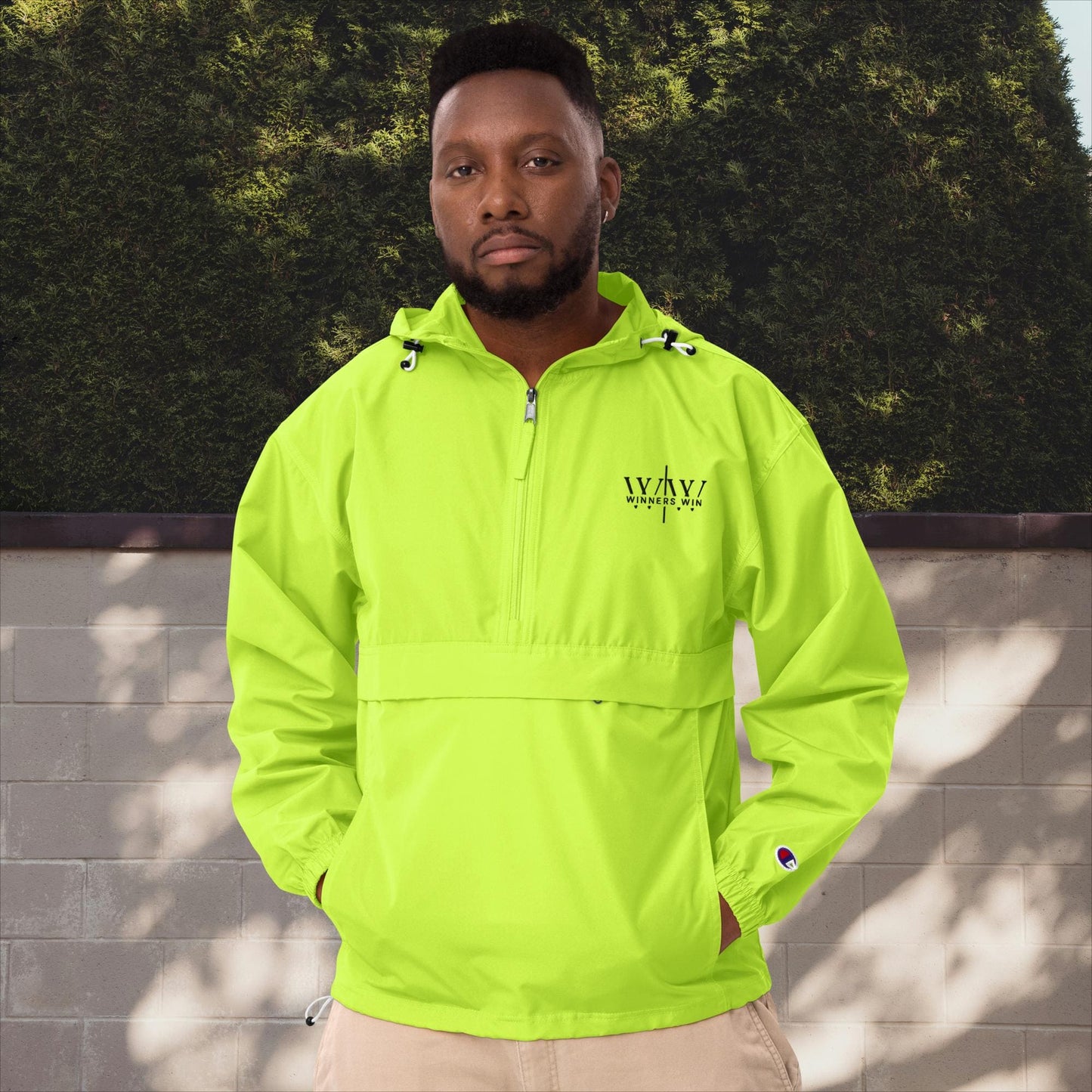 Winners Win Running Jacket Bright Green