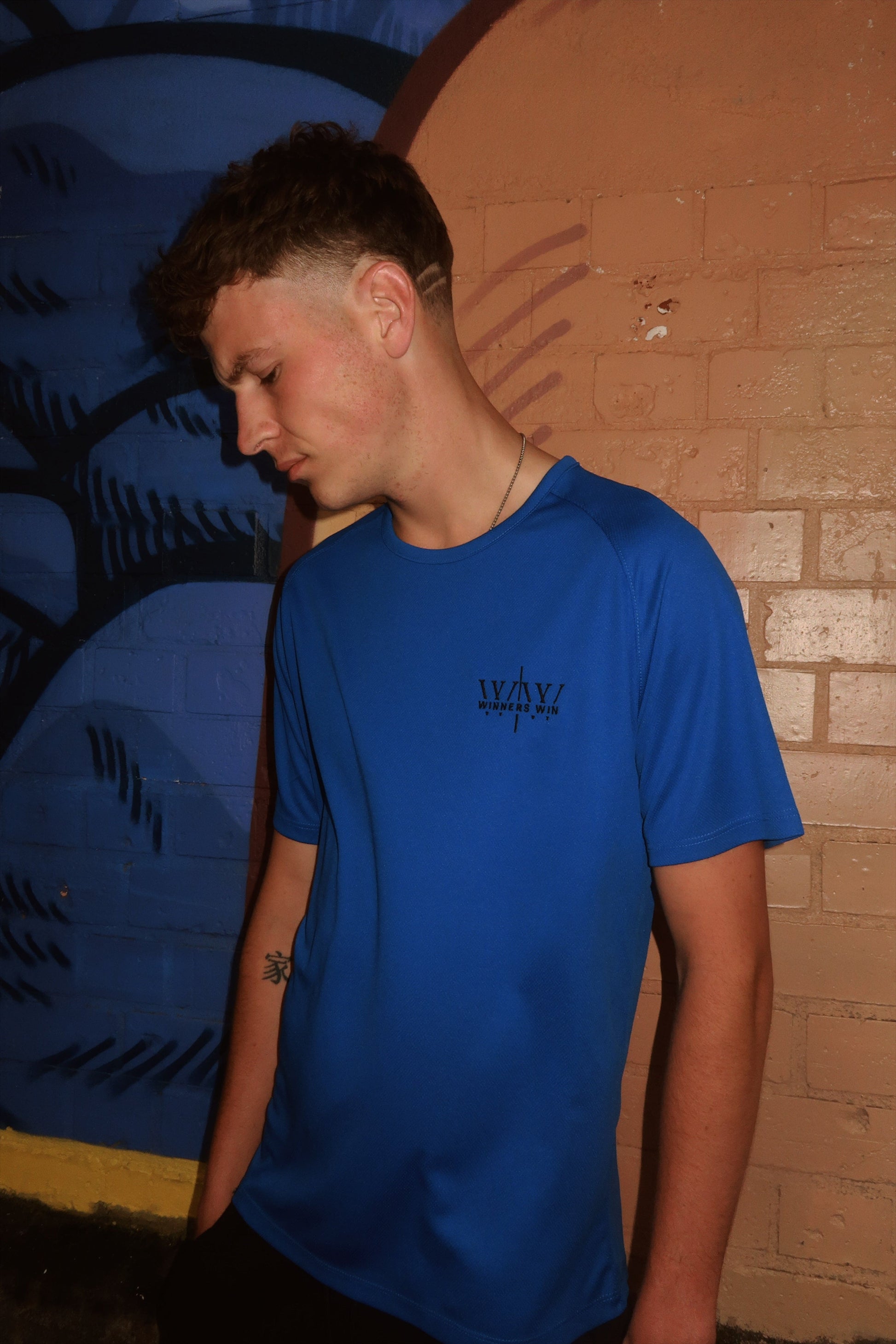 Dark blue Winners Win cotton t-shirt