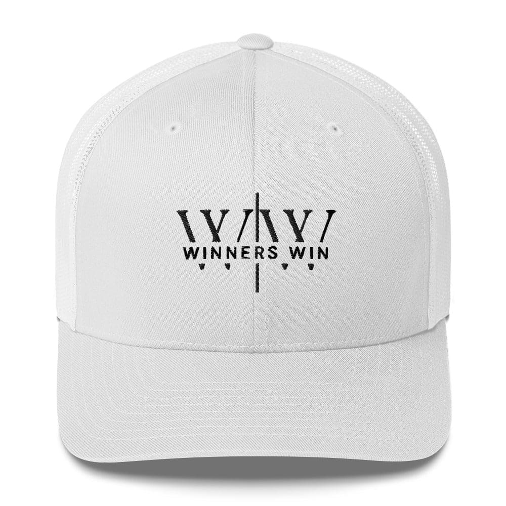 Winners Win White Cap