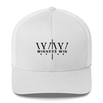 Winners Win White Cap