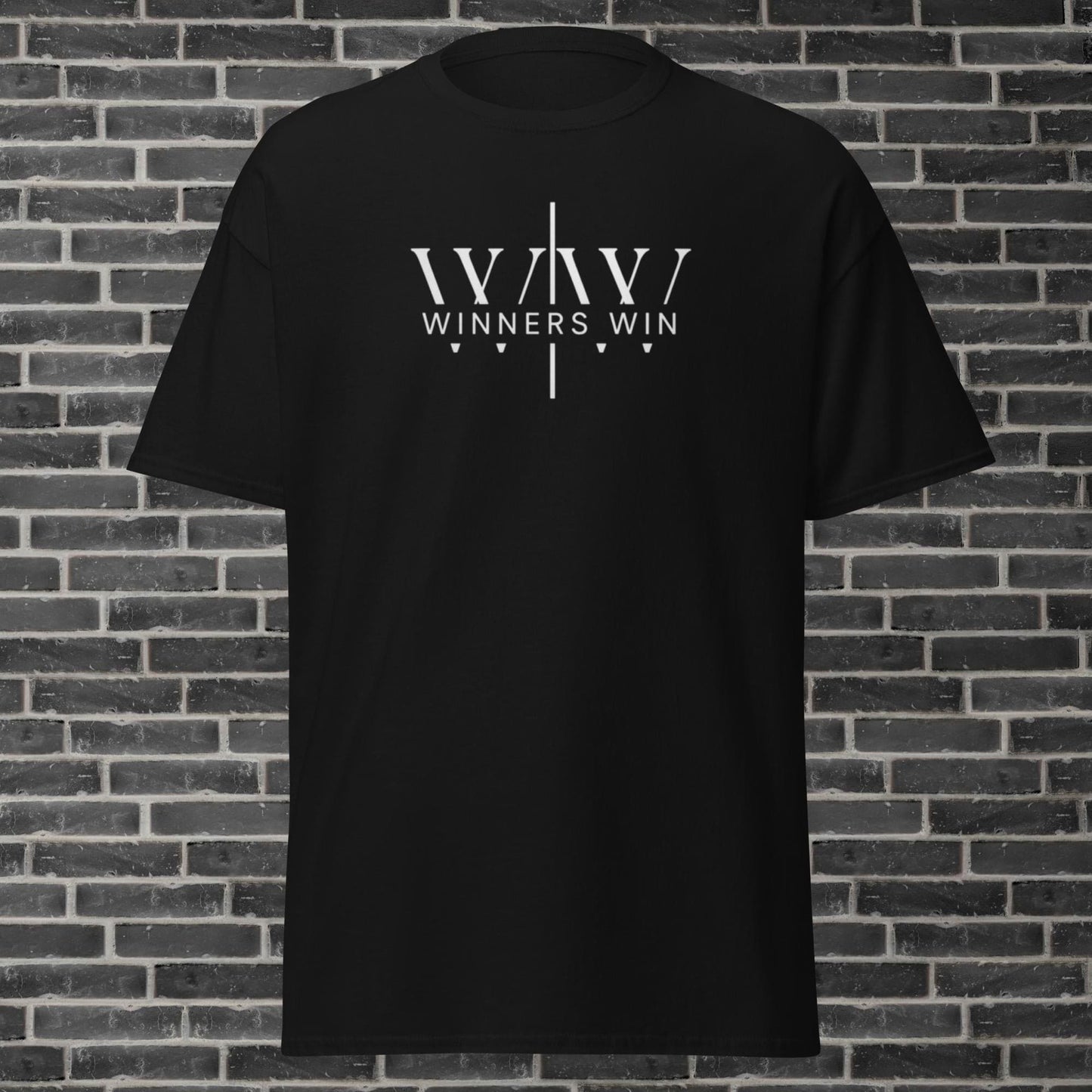 Winners Win Black & White Foundation T-Shirt